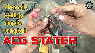 ACG STATER Vario 125  Metode yang sangat simple untuk dikelistrikan mrengineering [upl. by Asher]