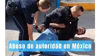 Abuso de autoridad repartidor es sometido injustamente por policías mientras compraba su lonche [upl. by Hsiri]