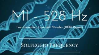 MI  528 Hz  pure tone  Solfeggio Frequency  Transformation Love and Miracles DNA Repair [upl. by Tekla]