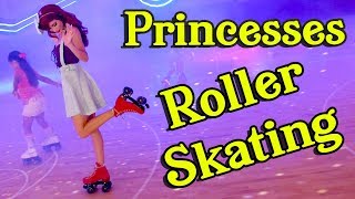 Disney Princess Adventure  Learning How to Roller Skate [upl. by Zinnes]