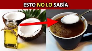 Café con Aceite de Coco Para que sirve ☕ [upl. by Jemy]