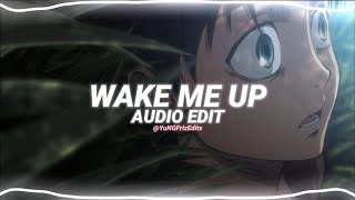 wake me up  avicii edit audio [upl. by Leaper479]