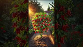 How to Grow Chili Pepper at Home 🌶️ Using Banana amp Aelovera plants shorts farming [upl. by Dore73]