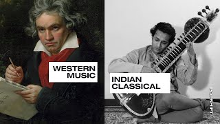 Difference Between Western Music vs Indian Classical Music w Animations [upl. by Yngad7]