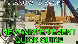 TARKOV  WINTER TALES  EVENT GUIDE  snow in march old event [upl. by Vevine263]