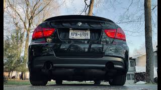 CRAZY TURBO SPOOL VRSF Catless Downpipe Exhaust Install BMW 335i [upl. by Amerak]