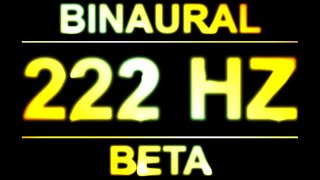 PURE 222HZ BINAURAL BEATS 🔊  8D  BETA [upl. by Laenaj]