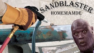 homemade sandblaster Blaze [upl. by Senecal]