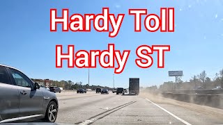 Houston Texas driving Hardy Toll  Hardy St [upl. by Remsen]