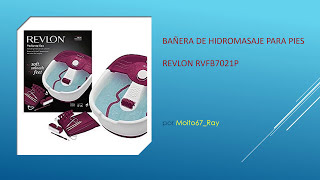 Bañera de hidromasaje para pies Revlon RVFB7021P Pediprep Pedi Spa [upl. by Avlasor]