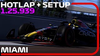 F1 23 MIAMI Hotlap  Setup 125939 💪 [upl. by Limber996]