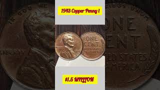 The 17 Million Penny 1943 Copper Coin Mystery numismmatics coin 2009penny coincollectinghobby [upl. by Adnauqahs680]