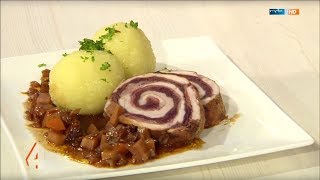 Rezept Gefüllter Schweinebraten mit Schwarzbiersauce  Kochen mit Christian Henze  MDR um 4  MDR [upl. by Dorie]