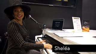 Shelea Sings quotUntil You Come Back to Me Thats What Im Gonna Doquot at NAMM 2018 [upl. by Norrek]