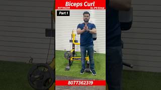 Biceps preacher curl machine  Plate loaded biceps curl Machine by janfinessgroup [upl. by Chandos9]