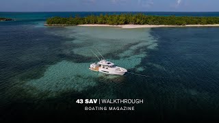 Regal 43 SAV  Boating Magazine Walkthrough [upl. by Baten]