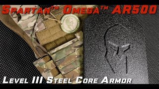 Product Overview Spartan™ Omega™ AR500 Steel Core Body Armor by Spartan Armor Systems [upl. by Nyahs]