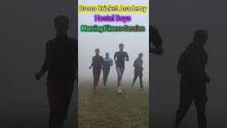 Drona Cricket Academy Hostel Boys Fitness Session☠️ cricket iplauction2024 cricketviral [upl. by Jaine]