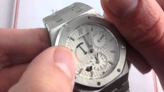 Audemars Piguet Royal Oak Dual Time 26120ST Luxury Watch Review [upl. by Annaes]