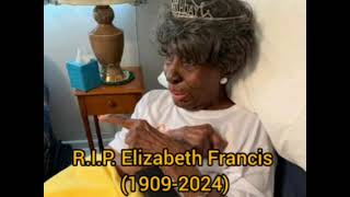 Rest in Peace Elizabeth Francis 19092024 oldest woman in the United States [upl. by Abigael230]