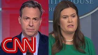 Jake Tapper calls out Sarah Sanders false vote claim [upl. by Nylek]