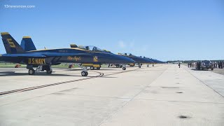 Blue Angels ready to take flight at the NAS Oceana Air Show [upl. by Ruff]