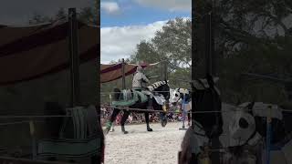 MEDIEVAL JOUSTING america fun medieval fair horse jousting florida [upl. by Anerhs]