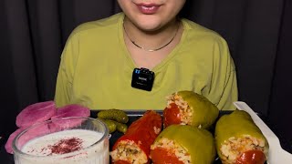 ASMR  DOLMA  TÜRKÇE ASMR  TURKISH FOOD [upl. by Aicinat]