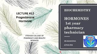 Progesterone Hormone  Biochemistry Pharmacy Technician [upl. by Kellda]