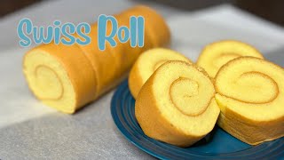 Swiss Roll Cake Recipe Soothing Baking [upl. by Thornton]