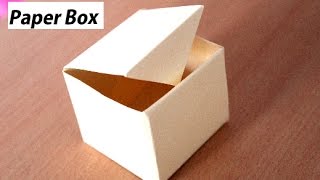 DIY  How To Make Paper Box That Opens And Closes  Paper Gift Box Origami [upl. by Aymahs]