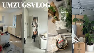 UNSER UMZUG IN DIE NEUE WOHNUNG  Ikea Haul kleine Roomtour Möbel Aufbau Schränke sortieren uvm [upl. by Mel]