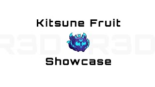 Kitsune Fruit Showcase Roblox Blox Fruits [upl. by Corwun]