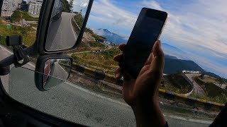 POV VOLVO FM 6X4  jalan initial D di puncak Genting Highlands [upl. by Ytte]