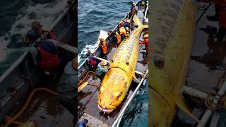 GIANT brightly colored sea creature caught by fishermen🐟🌊 [upl. by Moore205]