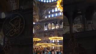 Hagia Sophia Grand Mosque part3 hagiashopia istanbul istanbulturkey [upl. by Sldney59]