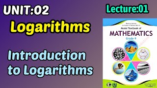 Chapter 2 Logarithm  Lecture 1  Introduction  Class 9 Math Federal Board NBF [upl. by Hareema]