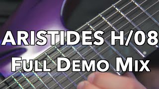 Aristides H08 Full Demo Mix  8 String Headless Guitar [upl. by Relyuhcs]