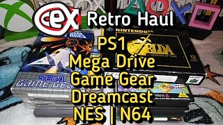 CeX Retro Haul  N64 Game Gear Dreamcast PS1 and more [upl. by Deirdra]