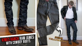 AS SEEN ON YELLOWSTONE Kimes Ranch Jeans with Cowboy Boots [upl. by Amej709]