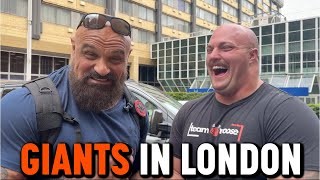 Strongmen Arrive for The 2024 Strongman Classic  Giants Live [upl. by Llerroj]