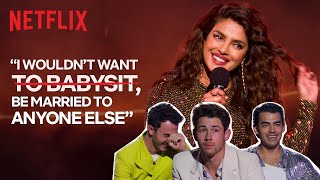 Priyanka Chopra ROASTS Nick Jonas on Marriage Career and MORE 🤭🤣 JonasBrothersFamilyRoast [upl. by Gobert]