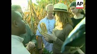 WRAP Madonna visiting Malawian village talks to villagers [upl. by Kirschner]