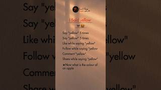 I Said yellow😭☠️ shorts shortsfeed tranding quotestranding foryou bts bff [upl. by Atworth599]