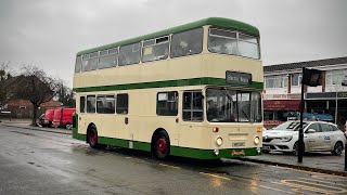 By Leyland Atlantean to Levington Ipswich Transport Museum Christmas Cracker Event 2023 [upl. by Aikkan789]