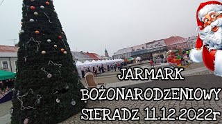 Jarmark Bożonarodzeniowy Sieradz 11122022r [upl. by Anitnatsnoc]