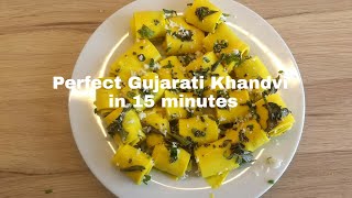 Khandvi Recipe  How to make khandvi at home Basen khandvi  Stuffed Khandvi [upl. by Coy]