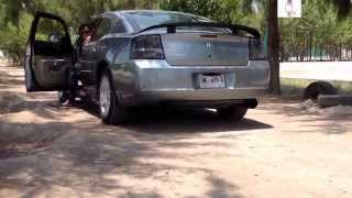 Dodge Charger V6 35l Flowmaster Super 44 True Dual Exhaust Revs [upl. by Myron]