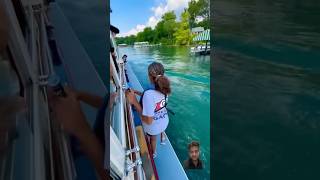 Mail delivery by boat ⛴️ viralvideo shorts youtube [upl. by Atalayah]