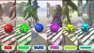 Rollance Balls  6 Colored Identical Balls on Levels 502508 Color Race448 [upl. by Eelra]